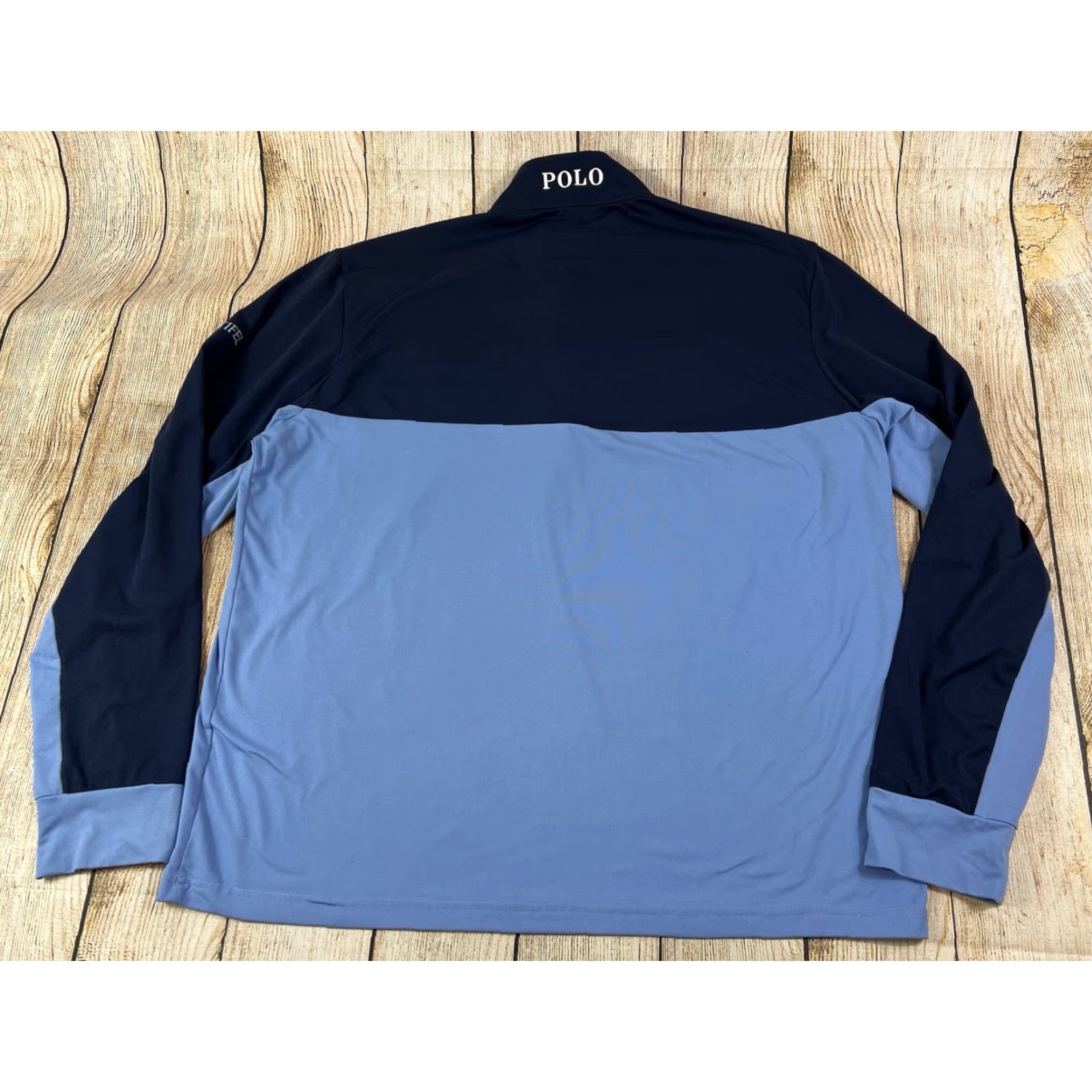 Polo Ralph Lauren Mens Polo Ralph Lauren 1/4 Zip Pullover Golf Baltusrol Stifel Wicking Blue XL Regular Mens Polo Ralph Lauren Padding? Size US XL / EU 56 / 4 - 2 Thumbnail