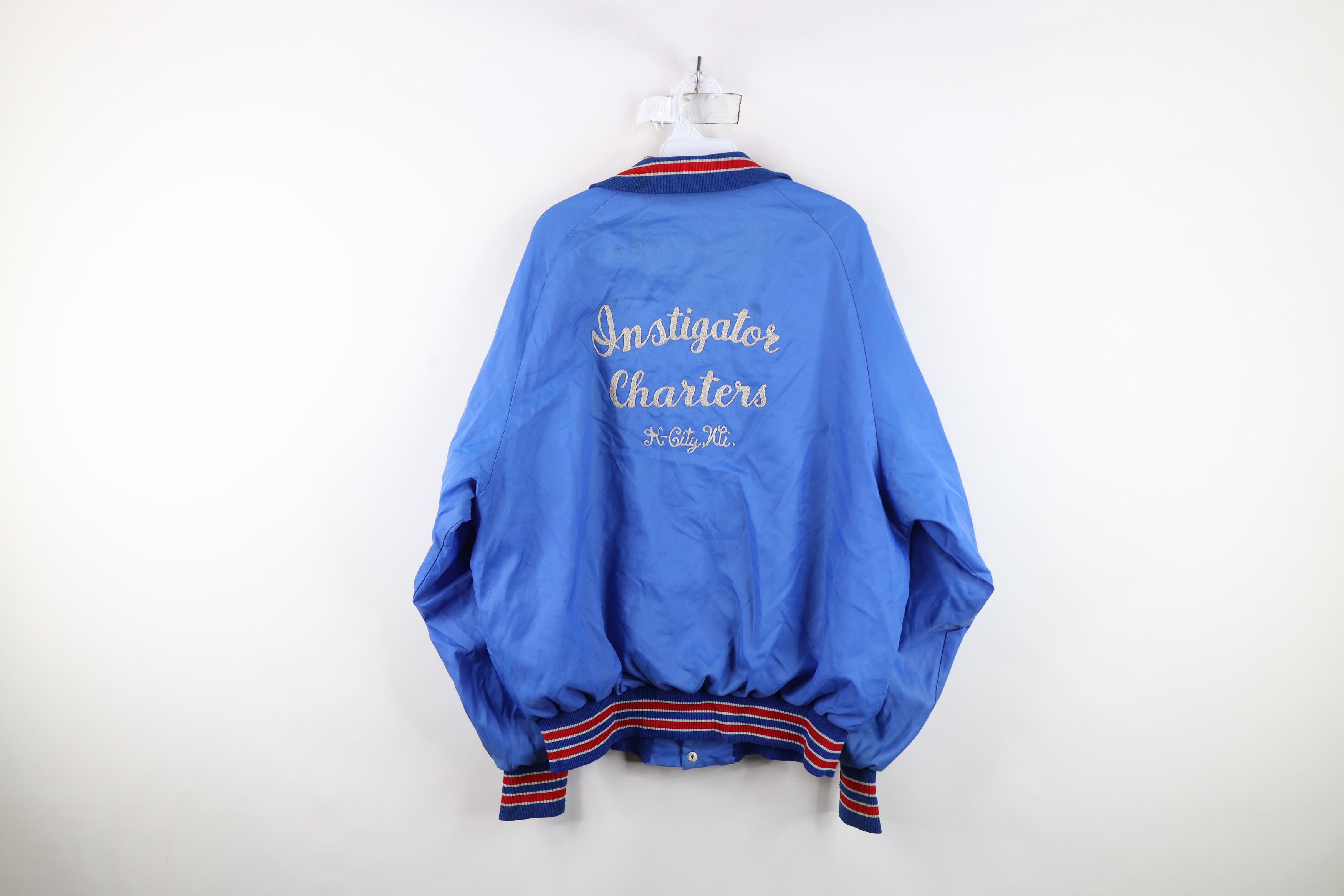 Vintage Vintage 70s 80s Stitch Wisconsin Fishing Bomber Jacket USA Size US L / EU 52-54 / 3 - 15 Thumbnail