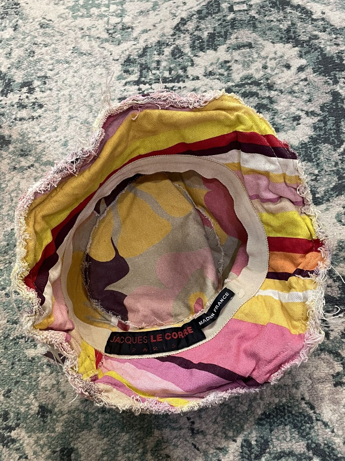 Jacques Marie Mage Jaques Le Corre (Made in France) Stiches Art Bucket Hat Size ONE SIZE - 3 Thumbnail