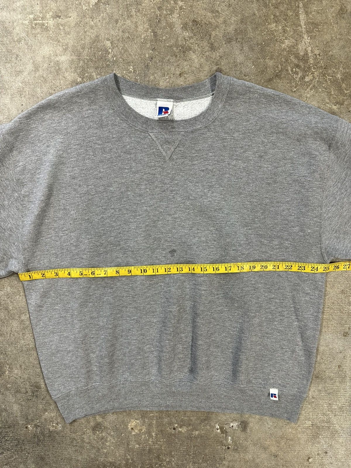 Russell Athletic Vintage 90s Russell Athletic Grey Blank Sweatshirt Size US XL / EU 56 / 4 - 8 Thumbnail