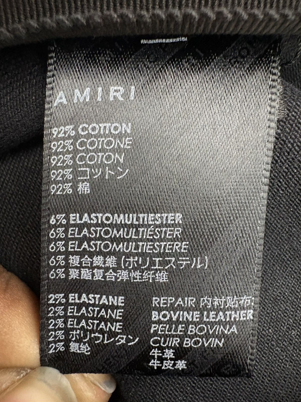 Amiri Amiri Core Applique Jeans “Aged Black” Size US 34 / EU 50 - 5 Thumbnail