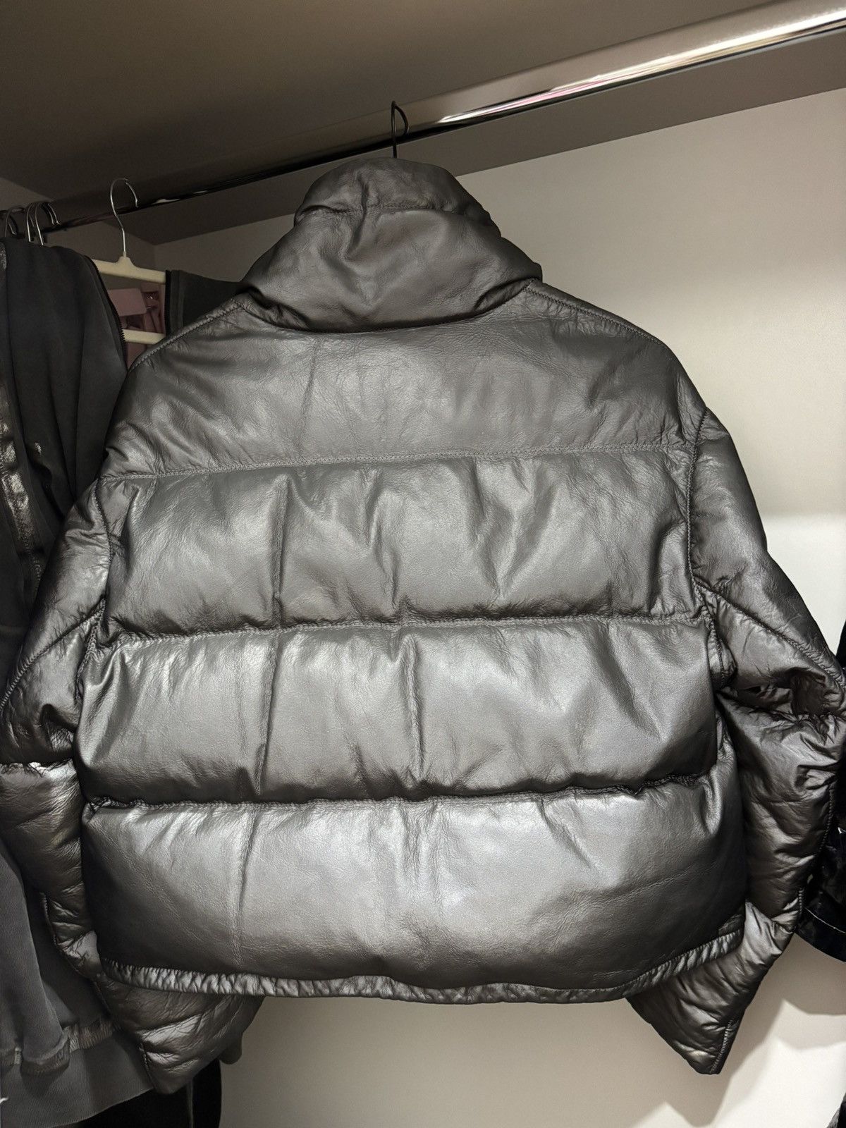 Isaac sellam reflective puffer jacket