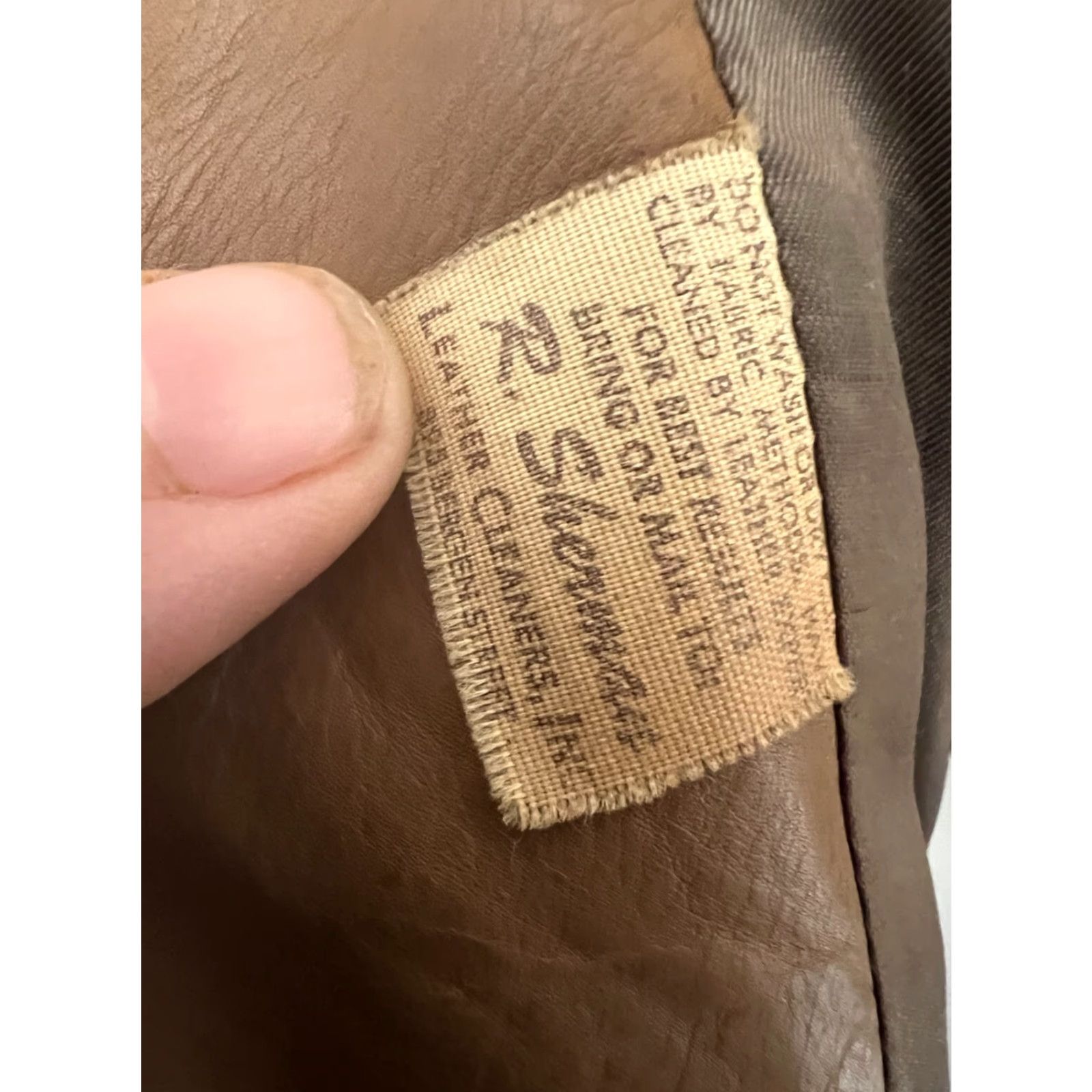 Neiman Marcus VINTAGE Neiman Marcus Leather Jacket Mens Brown 1970s M Leather Casual Classic Size US M / EU 48-50 / 2 - 7 Thumbnail
