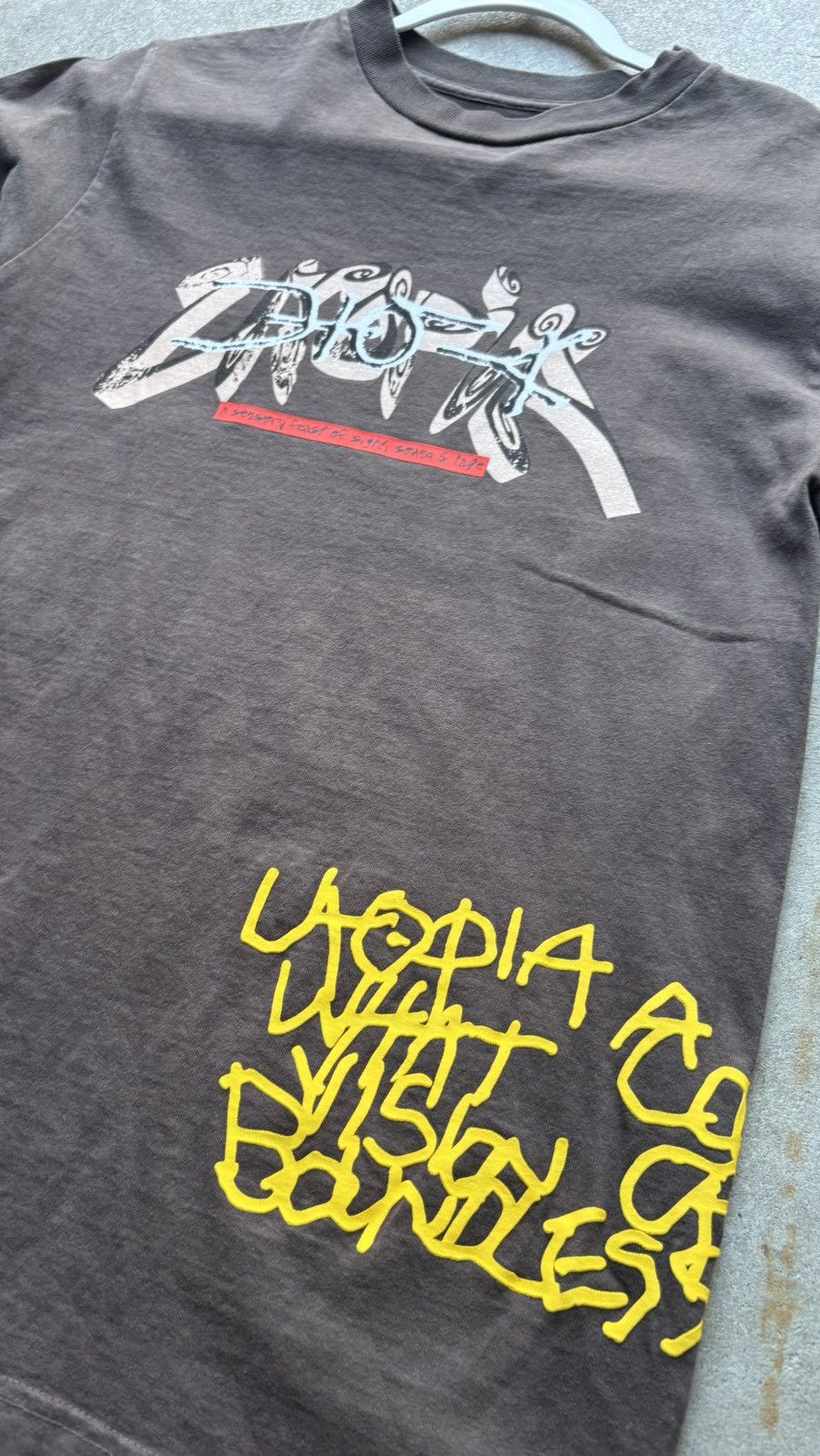 Travis Scott 🤎TRAVIS SCOTT UTOPIA RELEASE TEE🤎 Size US S / EU 44-46 / 1 - 4 Thumbnail