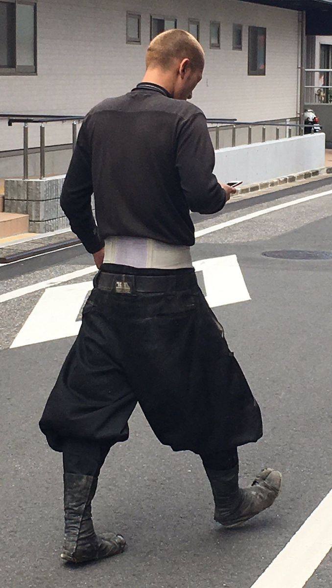 Japanese Brand × Vintage × Yohji Yamamoto Vintage Japanese worker Tobi pants Size US 32 / EU 48 - 1 Thumbnail