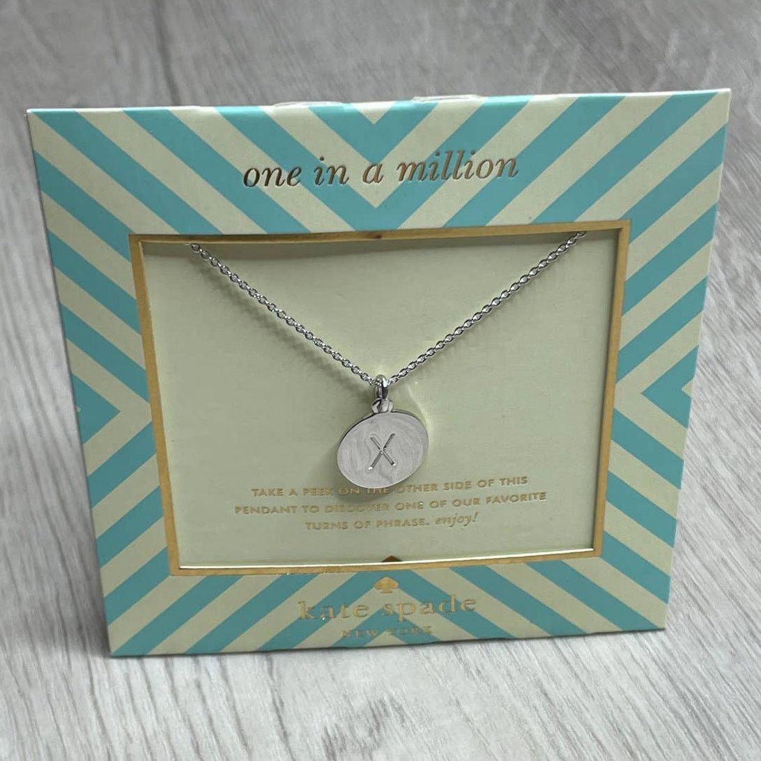 Kate Spade Kate Spade New York 'One in a million' Initial X Necklace Size ONE SIZE - 1 Thumbnail