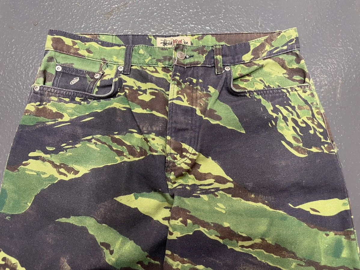 Stussy Lucien Smith Tigris Canvas Big Ol Jeans Tiger Camo Pants