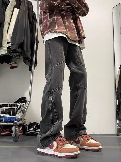 Japanese Brand nezawa x Yumi Black High Street Vintage Loose Jeans Size US 31 - 5 Thumbnail