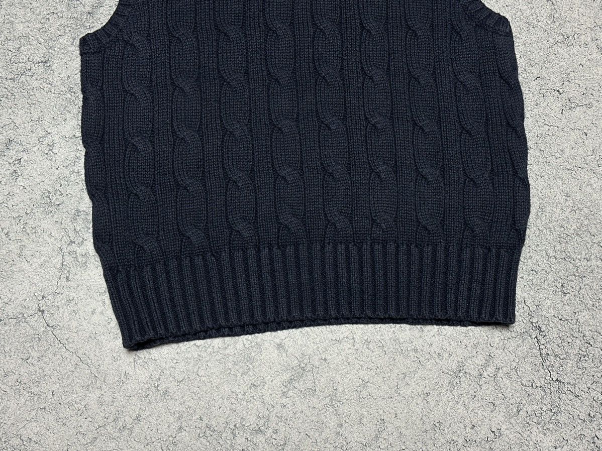 Polo Ralph Lauren Vintage Polo Ralph Lauren Kids Cable Knit Vest 24m 2y Size US XXS / EU 40 - 3 Thumbnail