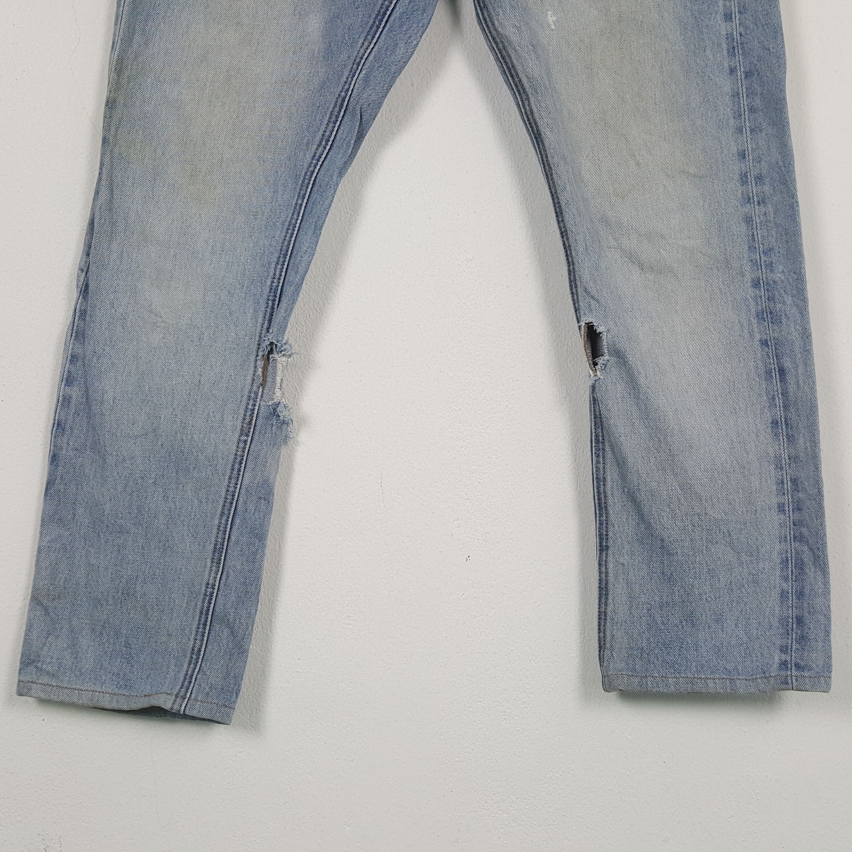 Andy Warhol X Billabong Streetwear Distressed Jeans