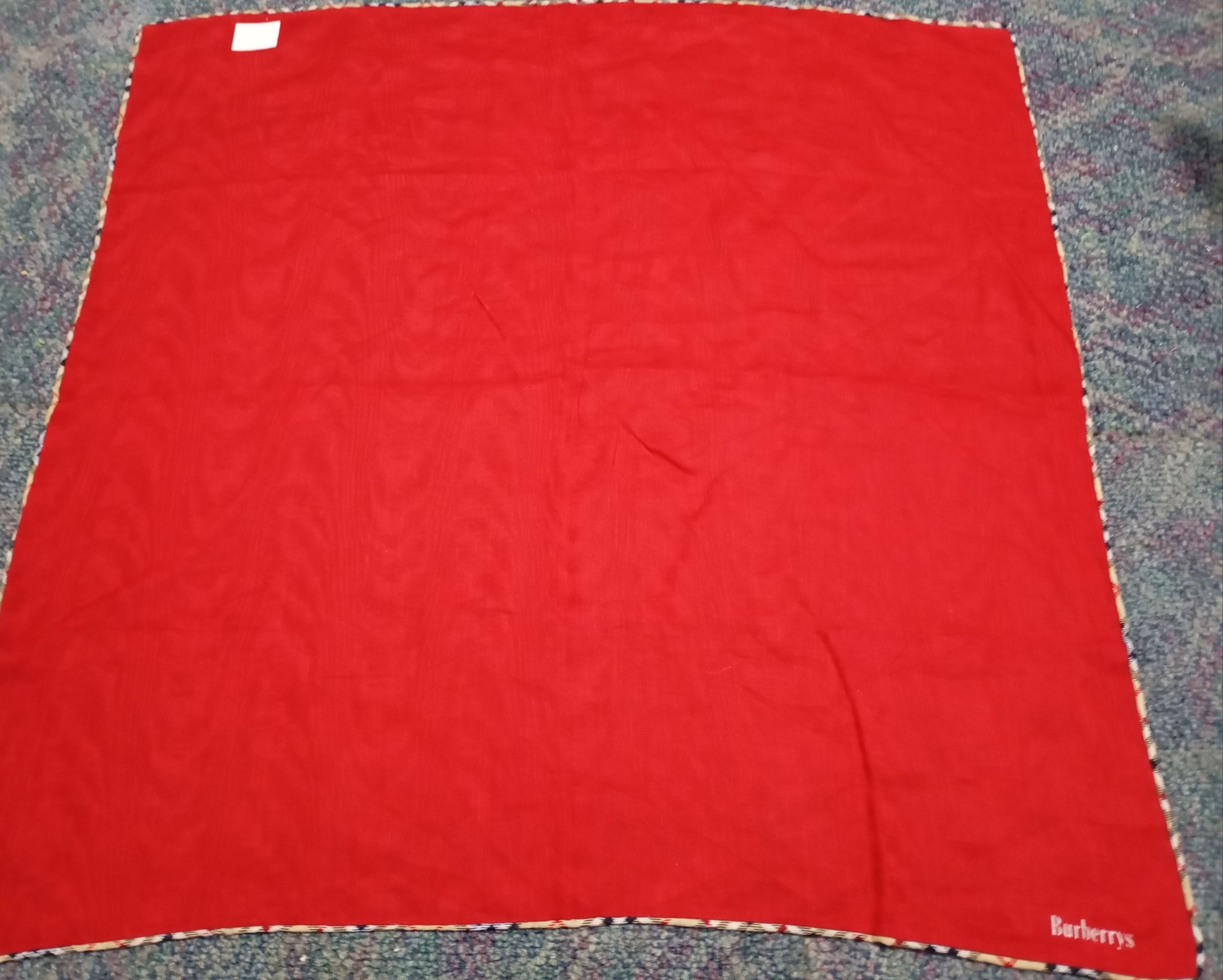 Burberry × Vintage Burberrys Handkerchief Neckerchief Pocketsquare Size ONE SIZE - 1 Thumbnail