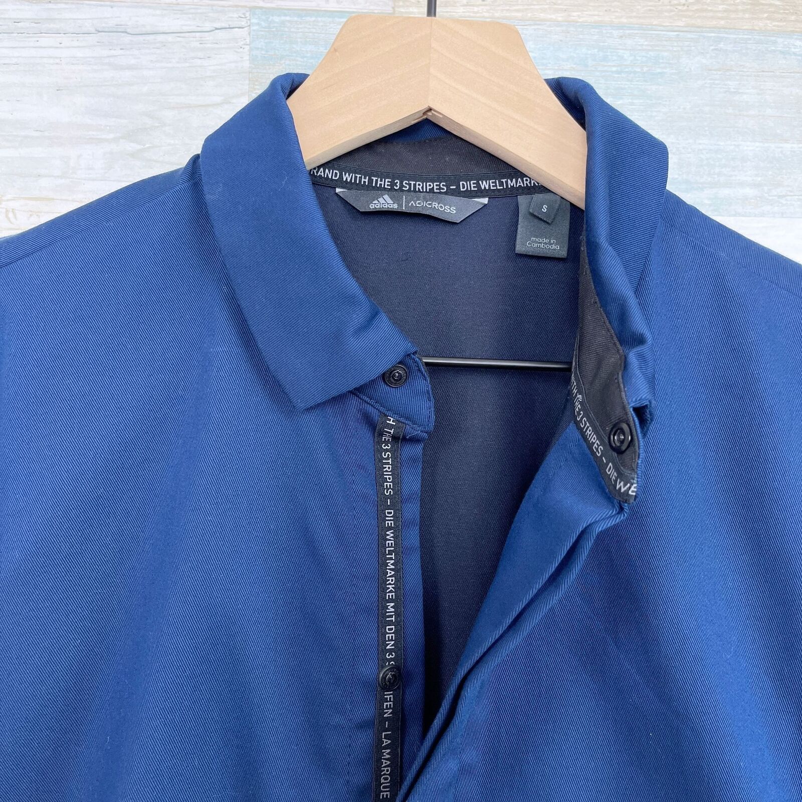 Adidas Adidas Golf AdiX Adicross Shacket Blue Shirt Jacket Mens S Size US S / EU 44-46 / 1 - 3 Thumbnail