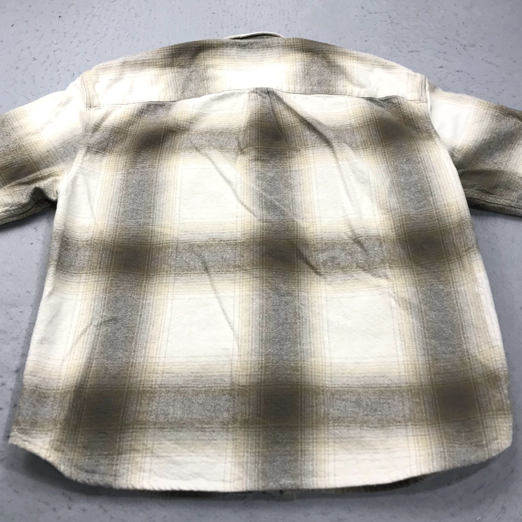 Abercrombie & Fitch Abercrombie and Fitch Shirt Mens XL Brown 90s Oversized Flannel Cotton Size US XL / EU 56 / 4 - 6 Thumbnail
