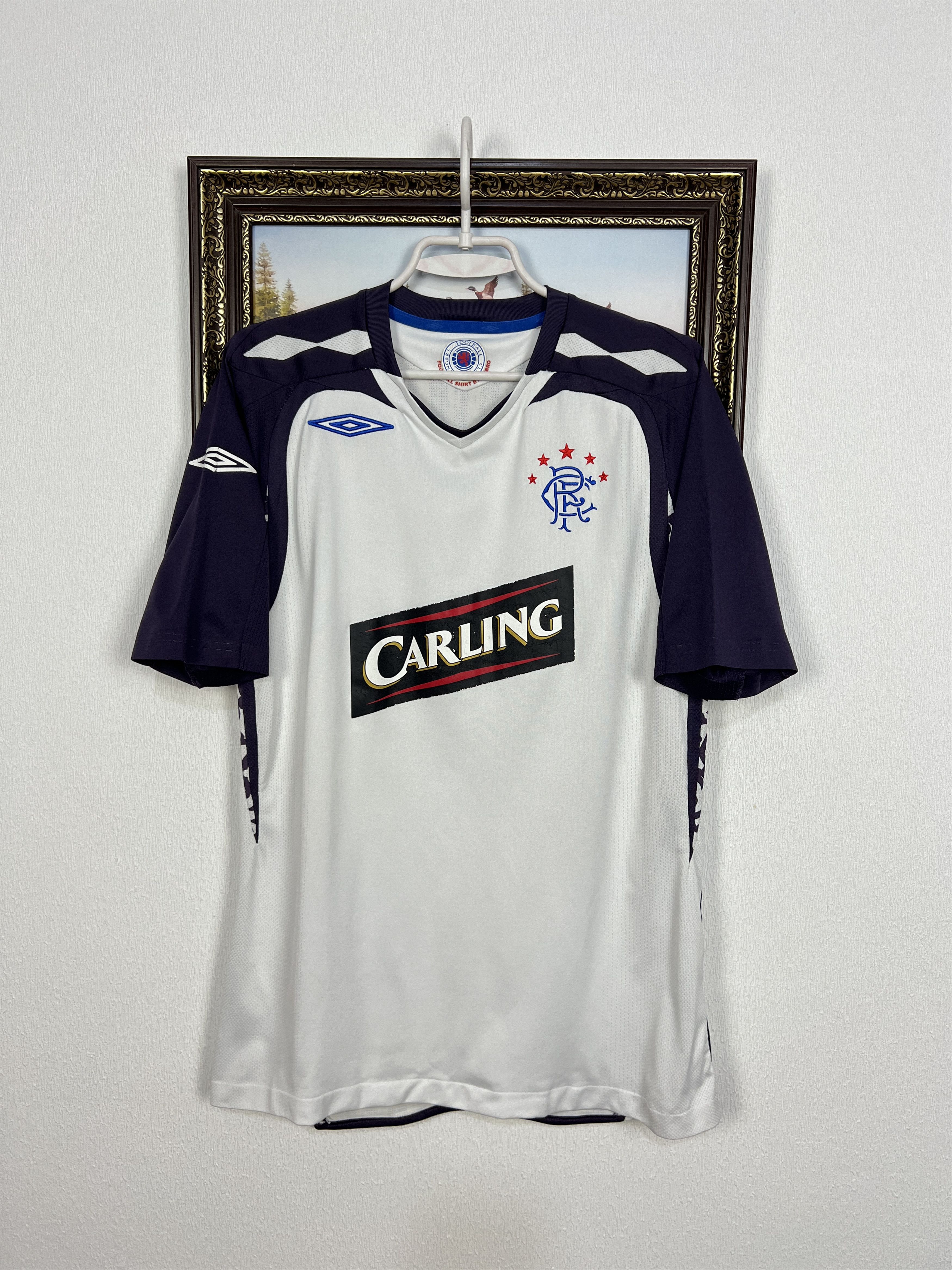 Umbro Rangers Away football shirt 2007 Soccer #11 McCulloch Umbro Size US M / EU 48-50 / 2 - 6 Thumbnail