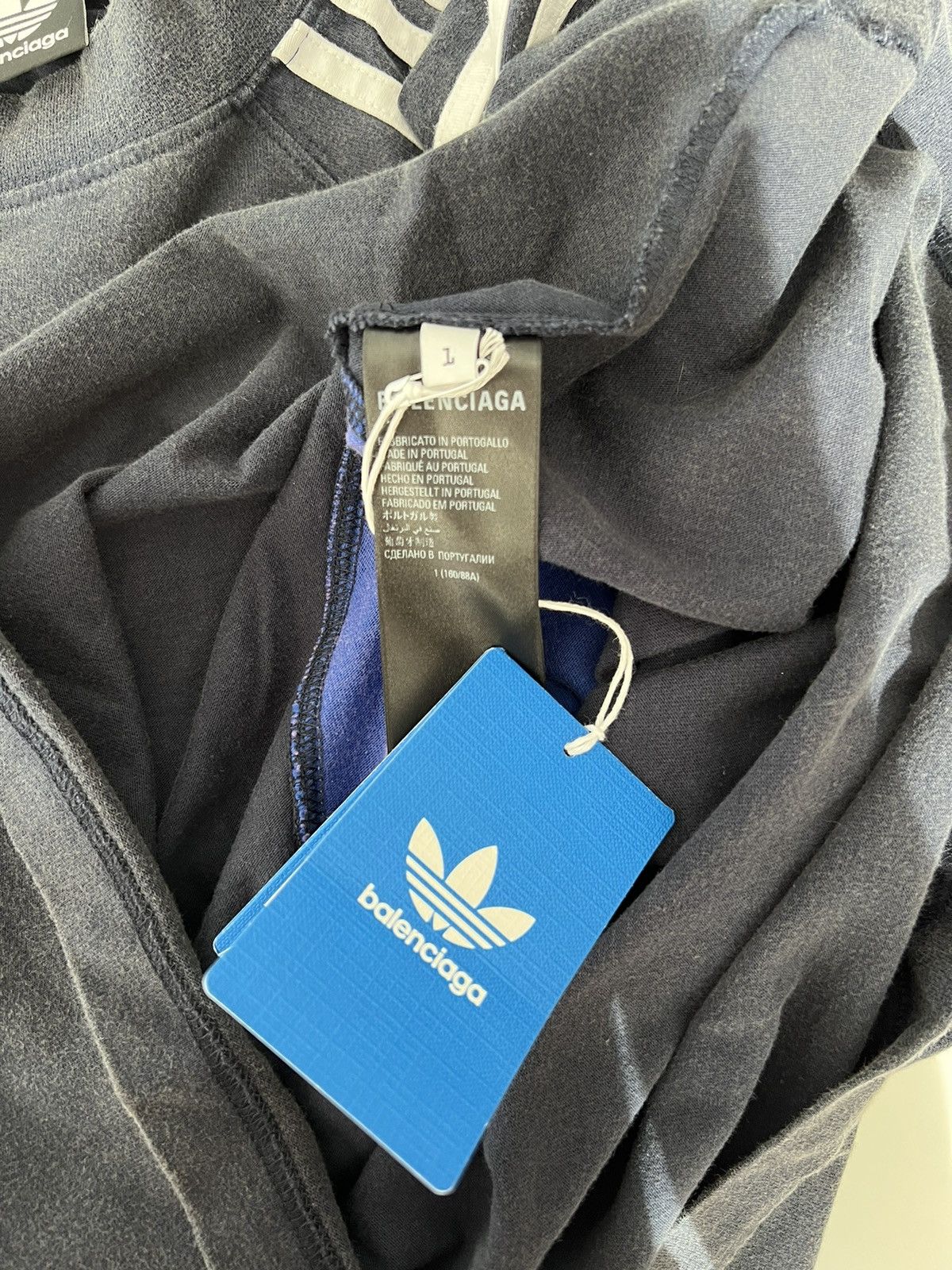 Adidas × Balenciaga 🍎$1.1K VALUE🍎Balenciaga x Adidas Vintage Jersey T-Shirt Size US M / EU 48-50 / 2 - 5 Thumbnail