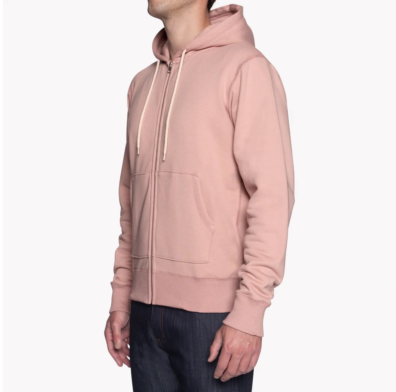 Naked & Famous Naked & Famous Zip Hoodie - Heavyweight Terry in Blush NEW Size US S / EU 44-46 / 1 - 3 Thumbnail