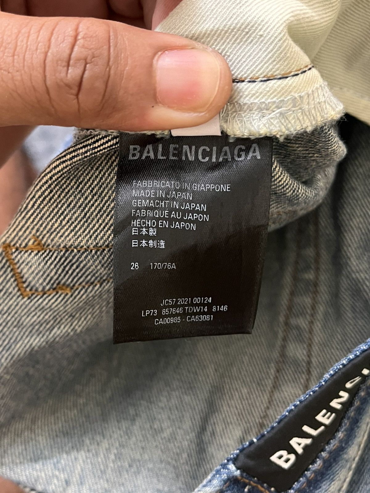 Balenciaga Balenciaga Unisex Jeans Size US 29 - 20 Thumbnail