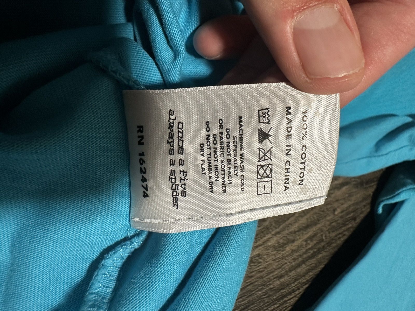 Sp5der Spider Worldwide Beluga LS Tee “Ocean Blue” Size US L / EU 52-54 / 3 - 10 Thumbnail