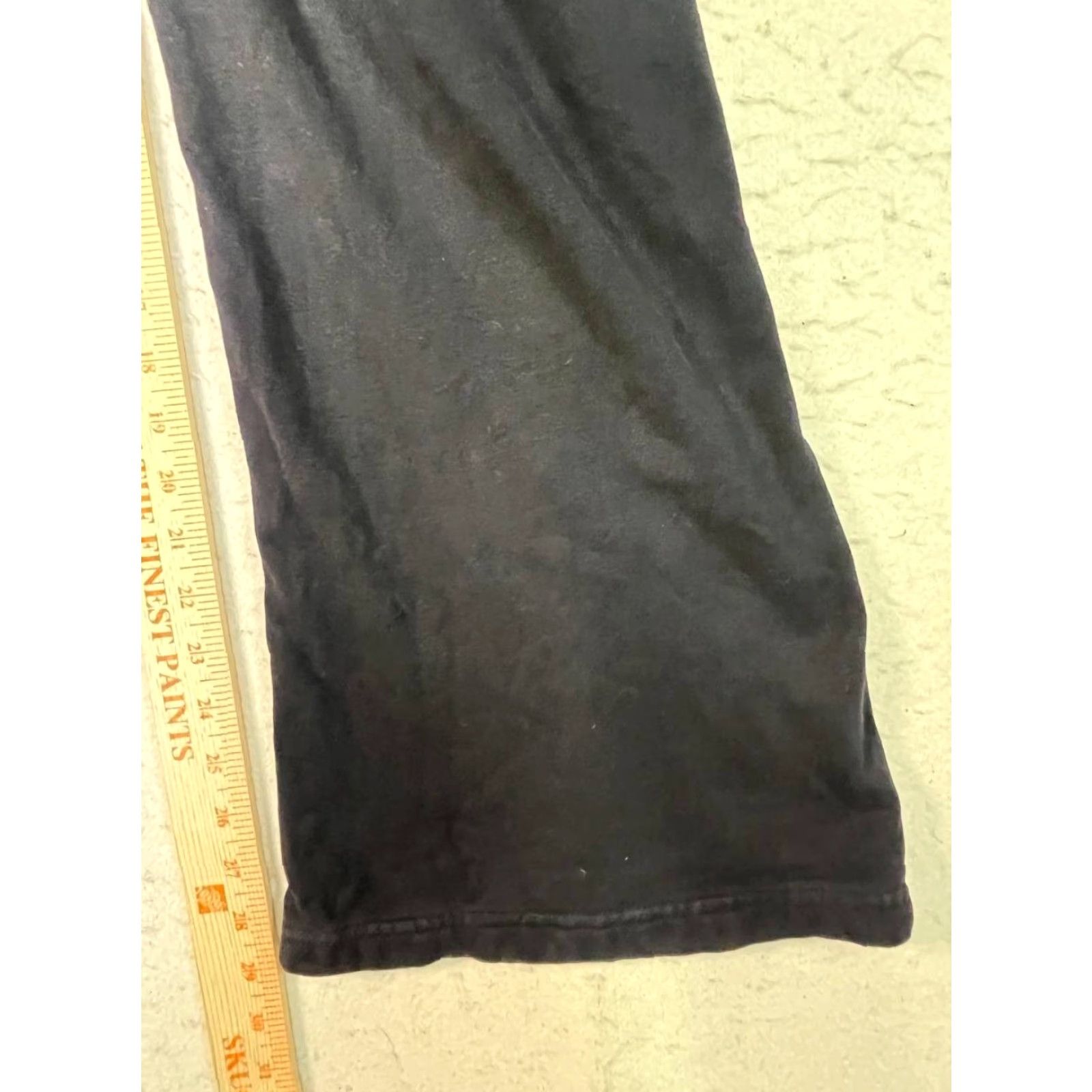 Talentless Talentless Pants Black XS Cotton Elastic Waist Wide Leg Flared Sweatpants Women XS Size 26" / US 2 / IT 38 - 5 Thumbnail