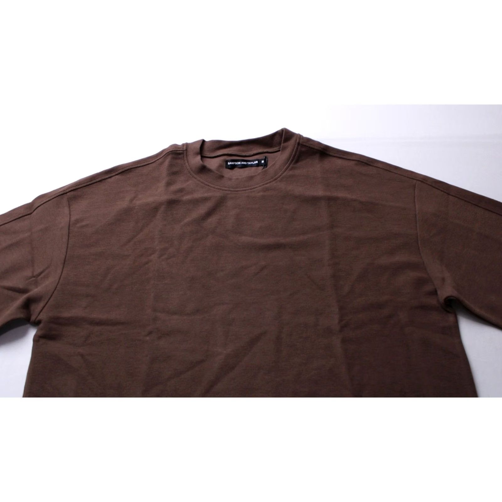 Vintage Sampson And Taylor Men's Henry Heavyweight Tee Shirt Choc Medium NWT Size US M / EU 48-50 / 2 - 2 Thumbnail