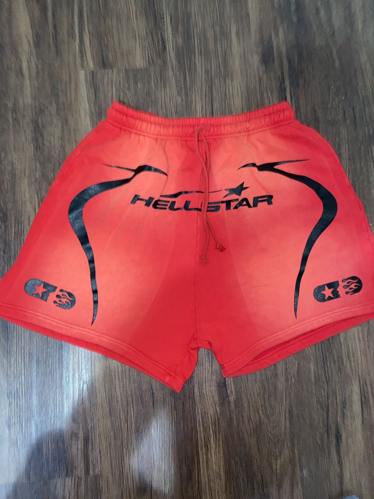 Hellstar Warm Up Shorts Neon Green main image 0