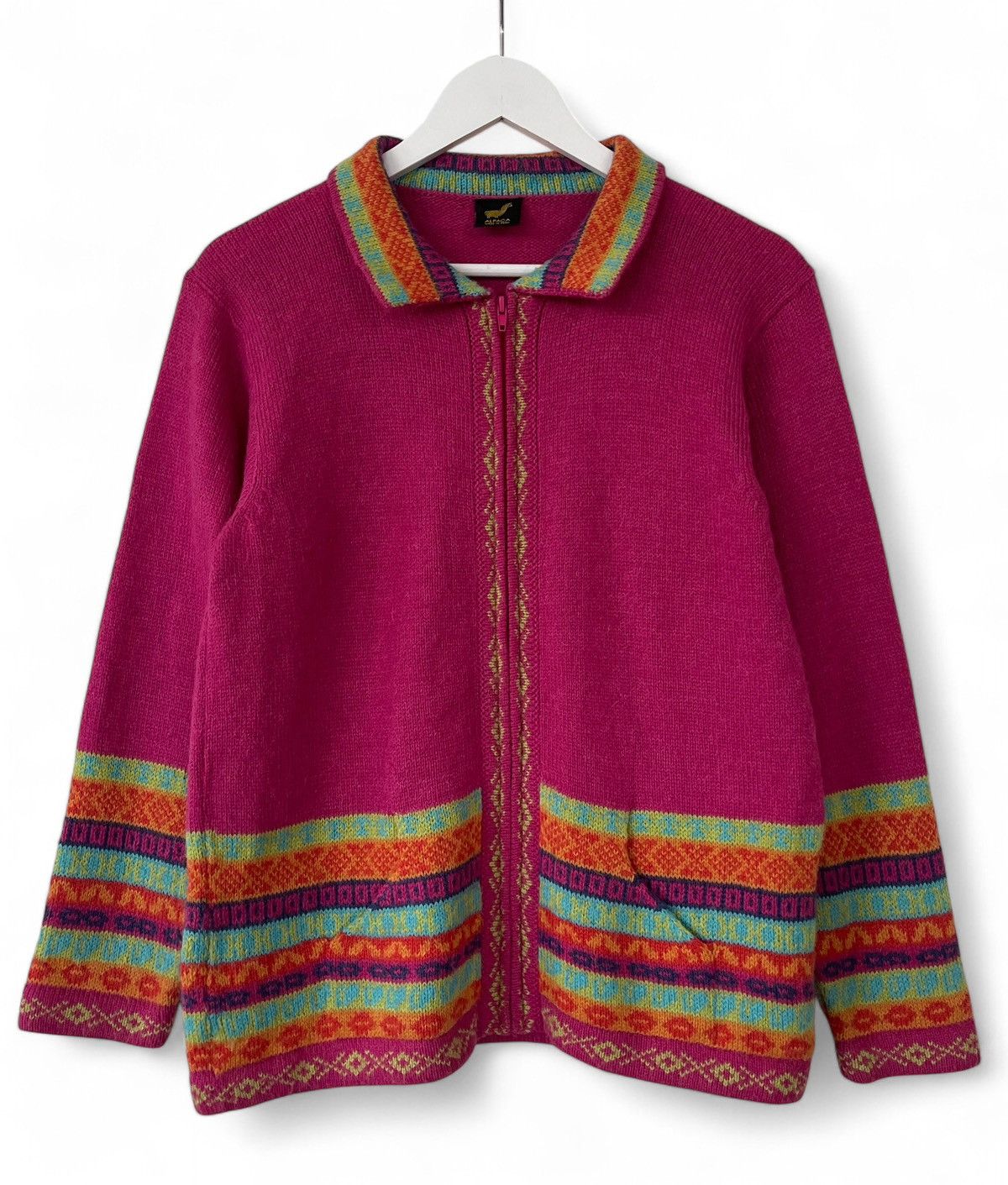 Other Alpaca Made in Peru Cardiagn Sweater Jumper Women's Size S-M Size M / US 6-8 / IT 42-44 - 1 Thumbnail