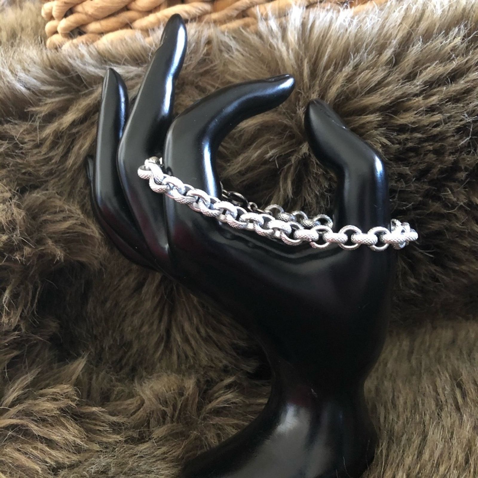 Vintage Vintage Sarah Coventry aluminum link bracelet Size ONE SIZE - 2 Thumbnail