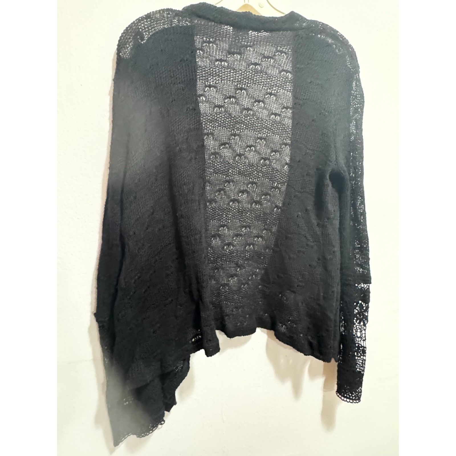 Other American Rag Crochet Lace Open Face Cardigan Knit Sweater Si Size M / US 6-8 / IT 42-44 - 5 Thumbnail