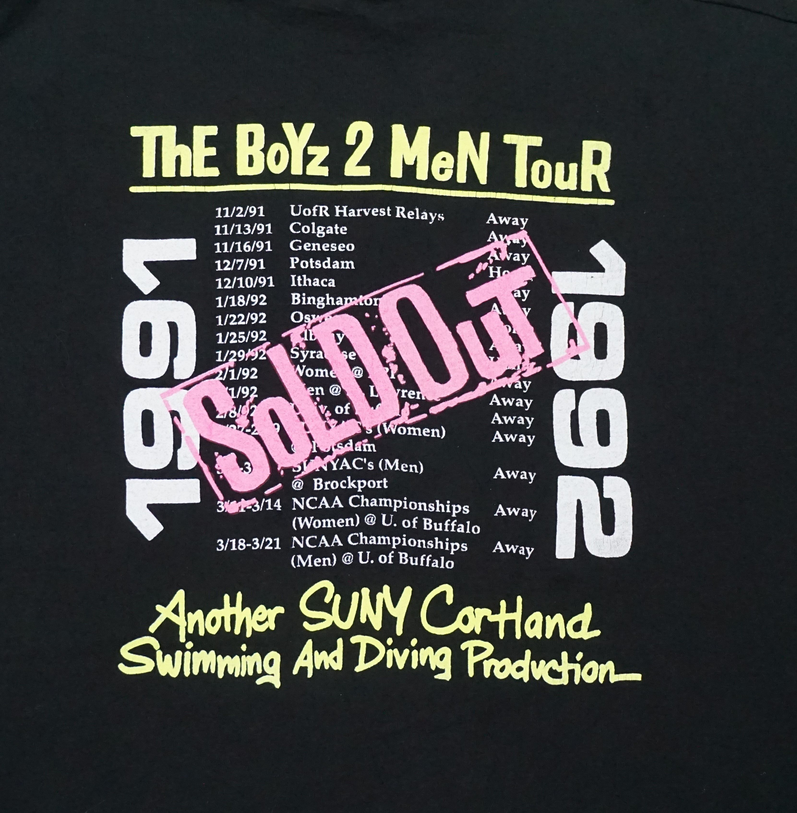 Band Tees × Vintage 90's Heavy D. & The Boyz Tour T-shirt Size US XL / EU 56 / 4 - 5 Thumbnail