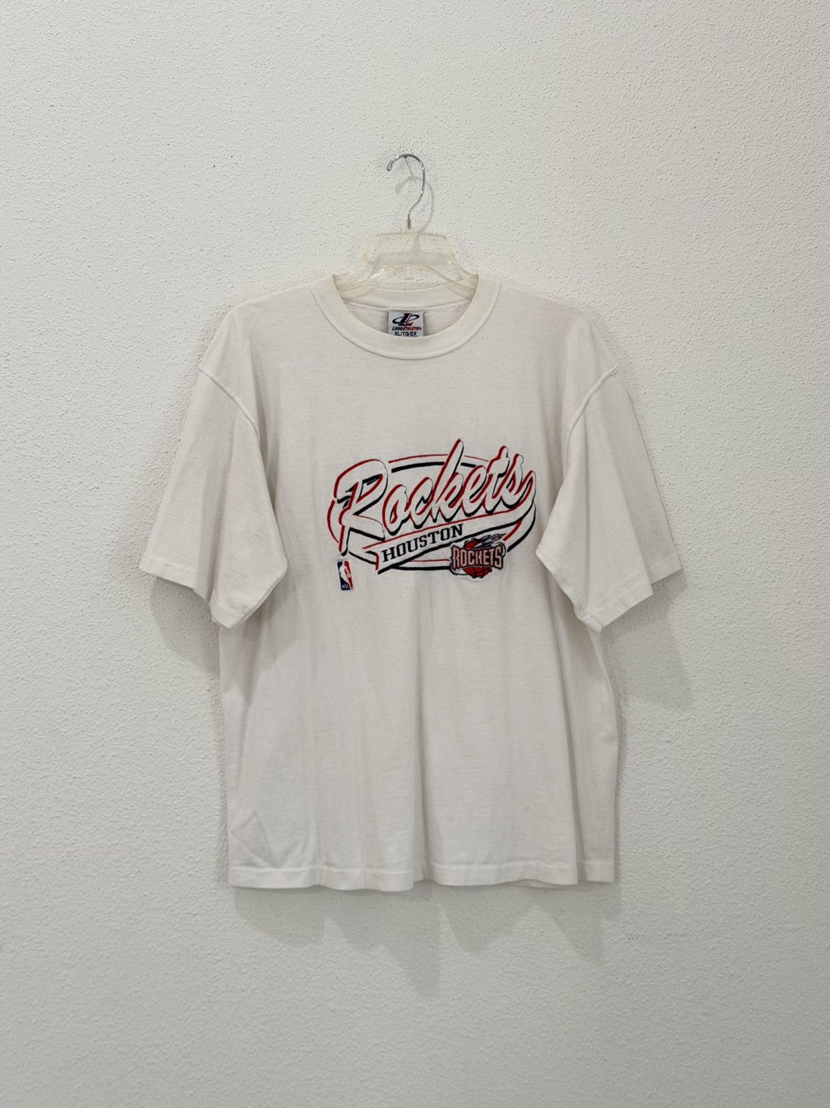 Logo Athletic Vintage 90s Houston Rockets Embroidered XL Logo Athletic USA Size US XL / EU 56 / 4 - 1 Thumbnail
