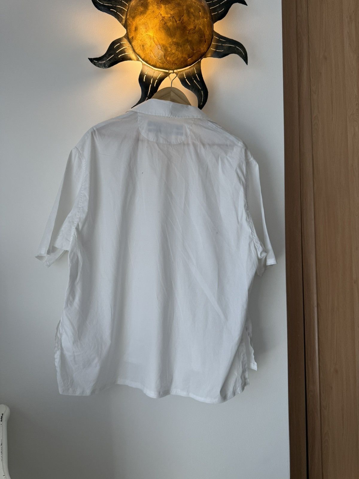 Jacquemus Jacquemus white short sleeve shirt Size US XL / EU 56 / 4 - 4 Thumbnail