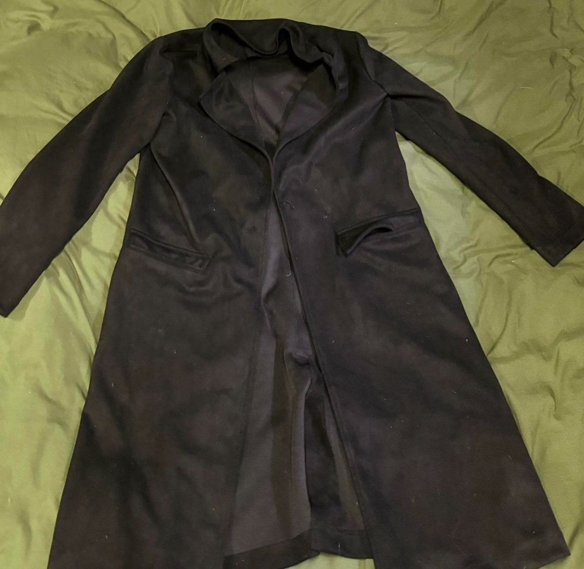 Forever 21 Black Long Coat Size M / US 6-8 / IT 42-44 - 3 Thumbnail