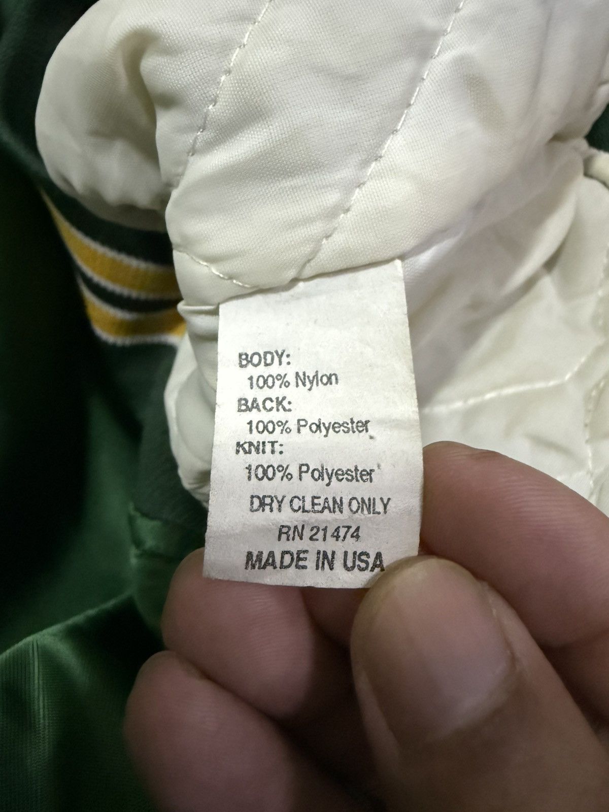 Vintage vintage 90s Oakland Athletics MLB varsity jack Size US L / EU 52-54 / 3 - 6 Thumbnail