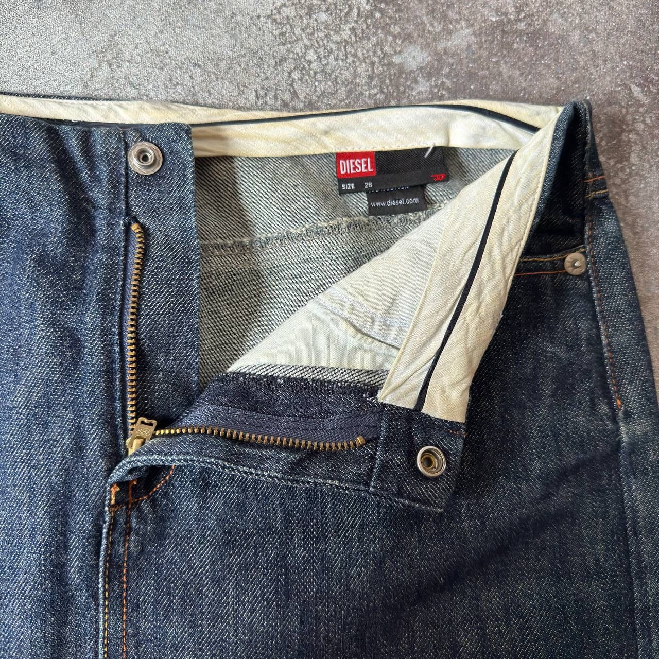 Diesel × Vintage Y2K Diesel Vintage Washed Denim Pencil Skirt Size 28" / US 6 / IT 42 - 6 Thumbnail