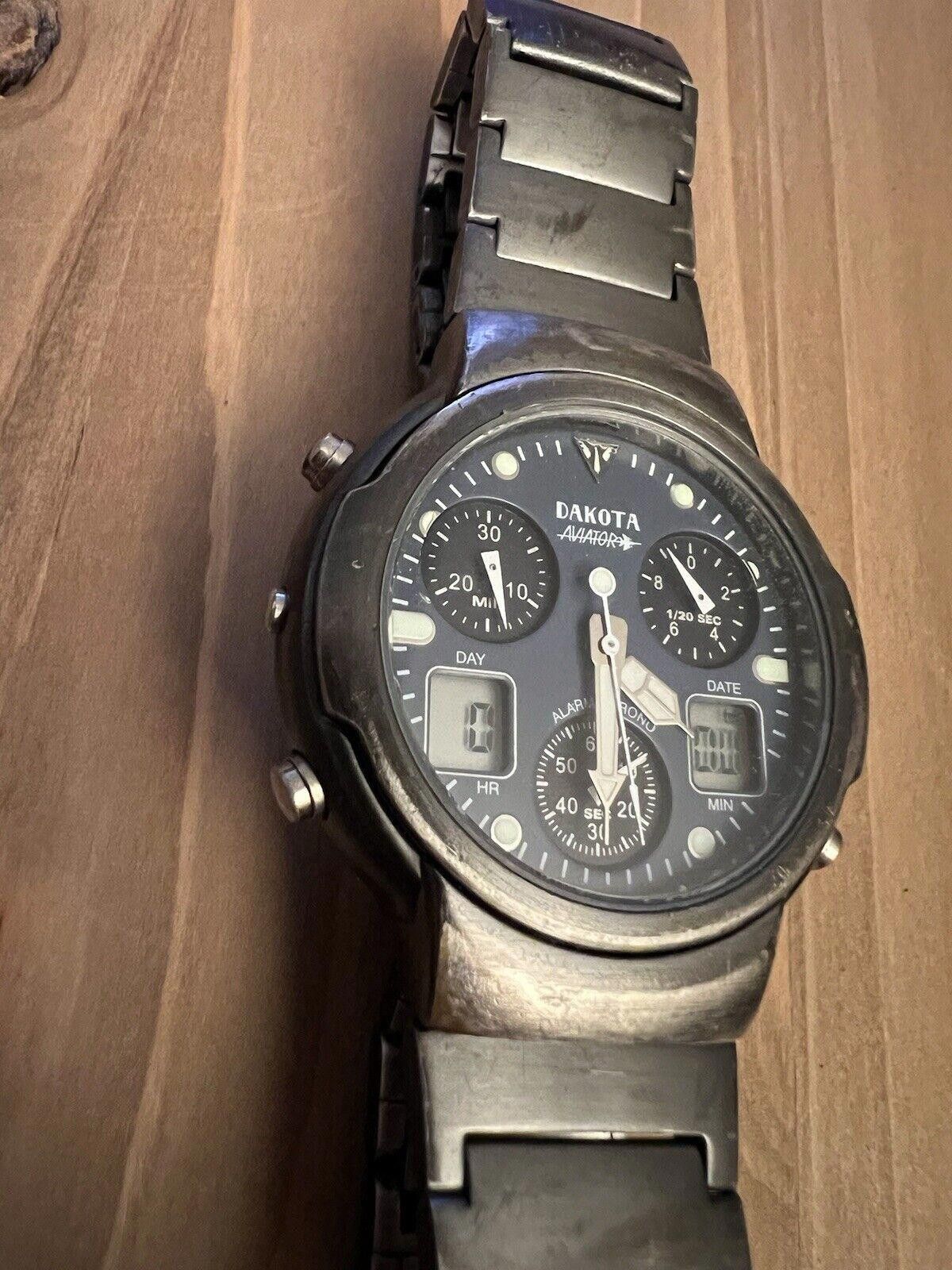Aviator Nation Dakota Aviator Watch For Repair New Battery Size ONE SIZE - 2 Thumbnail
