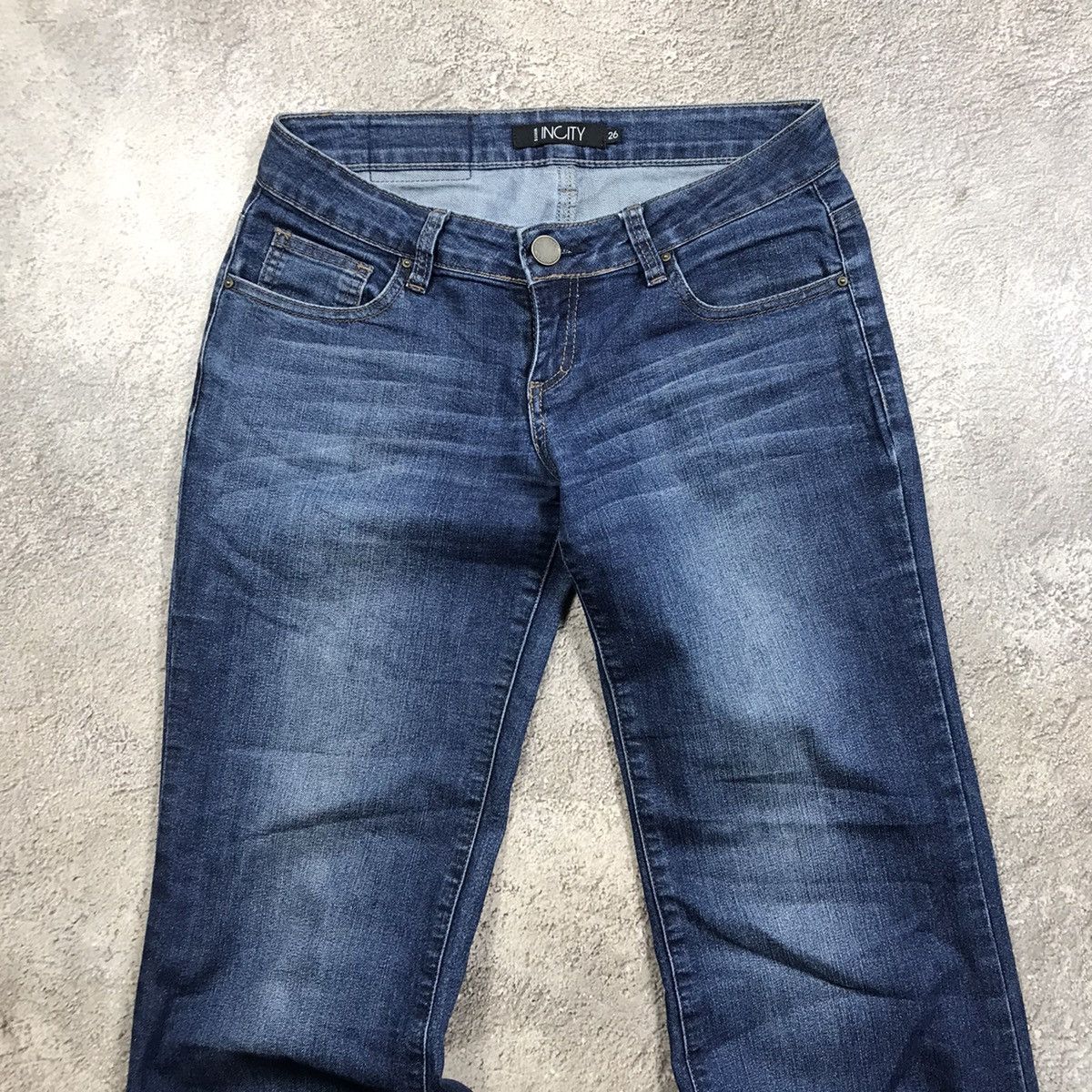 Vintage Vintage Y2K Baggy Distressed Flared Jeans Grunge Skate 28 Size 28" / US 6 / IT 42 - 3 Thumbnail
