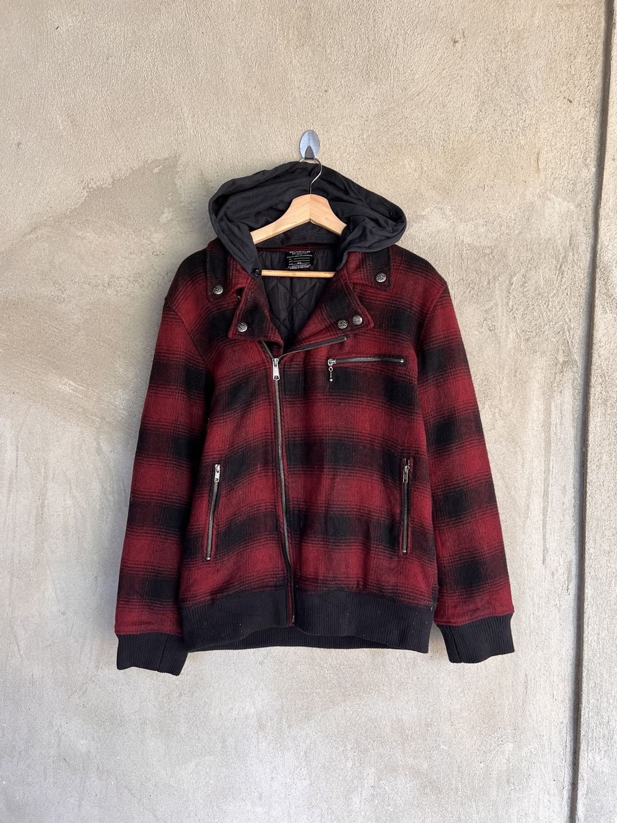 Seditionaries Japanese Brand Doublefocus Plaid Tartan Punk Jacket Size US S / EU 44-46 / 1 - 2 Thumbnail