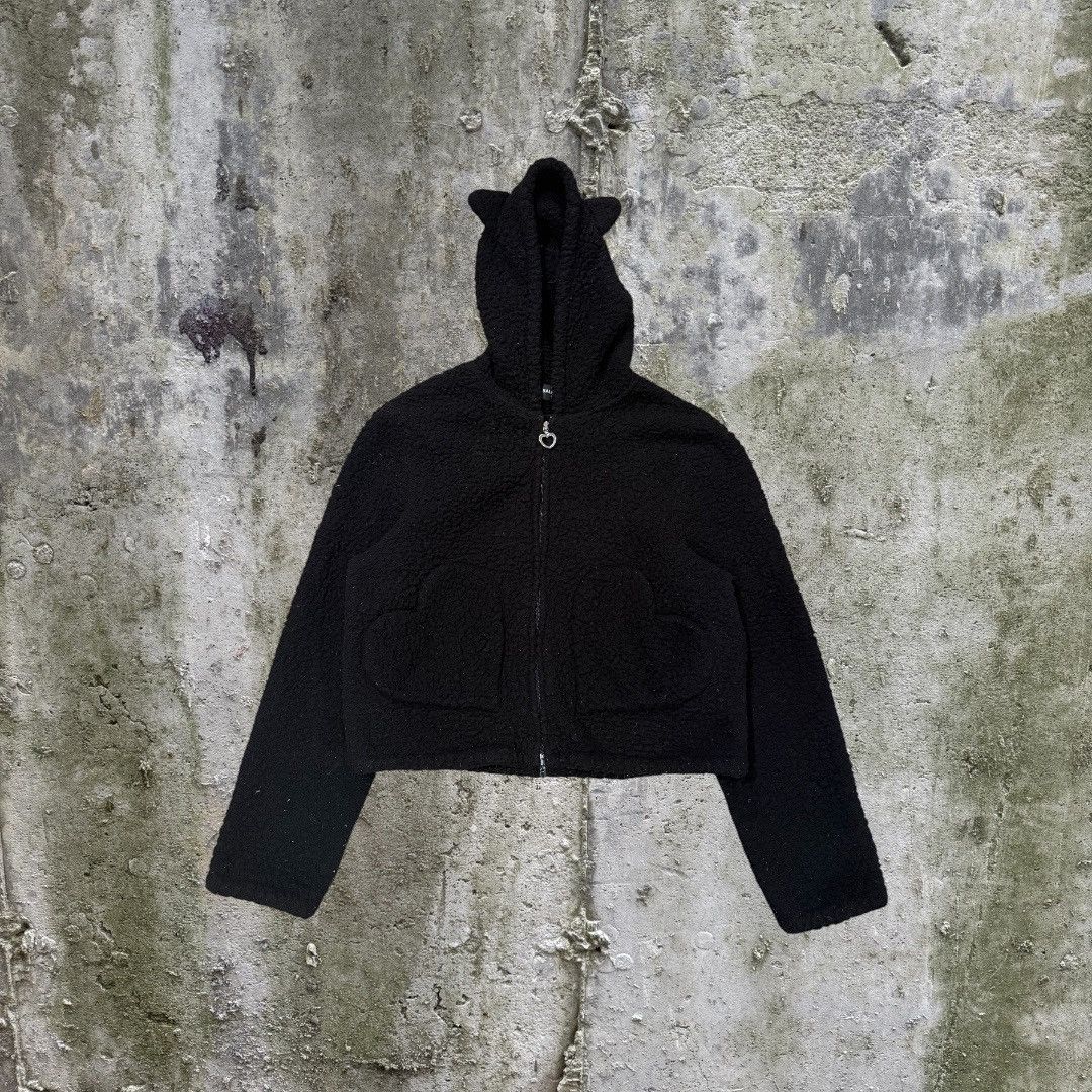 Balenciaga Balenciaga Softwear Cat Zip-Up Hoodie Size US L / EU 52-54 / 3 - 1 Thumbnail