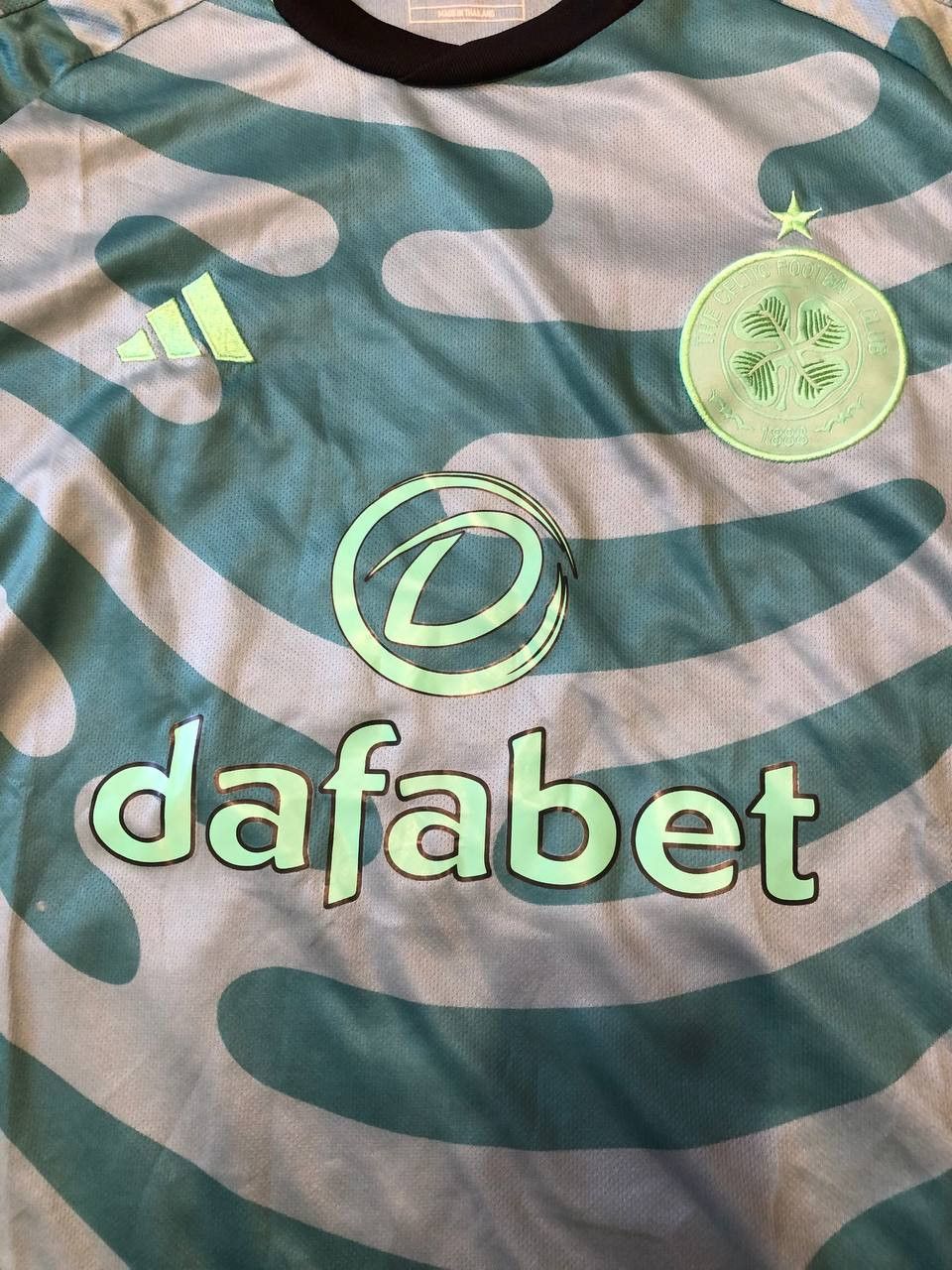 Adidas ADIDAS MENS CELTIC FOOTBALL CLUB SCOTTISH ALTERNATE JERSEY Size US M / EU 48-50 / 2 - 6 Thumbnail