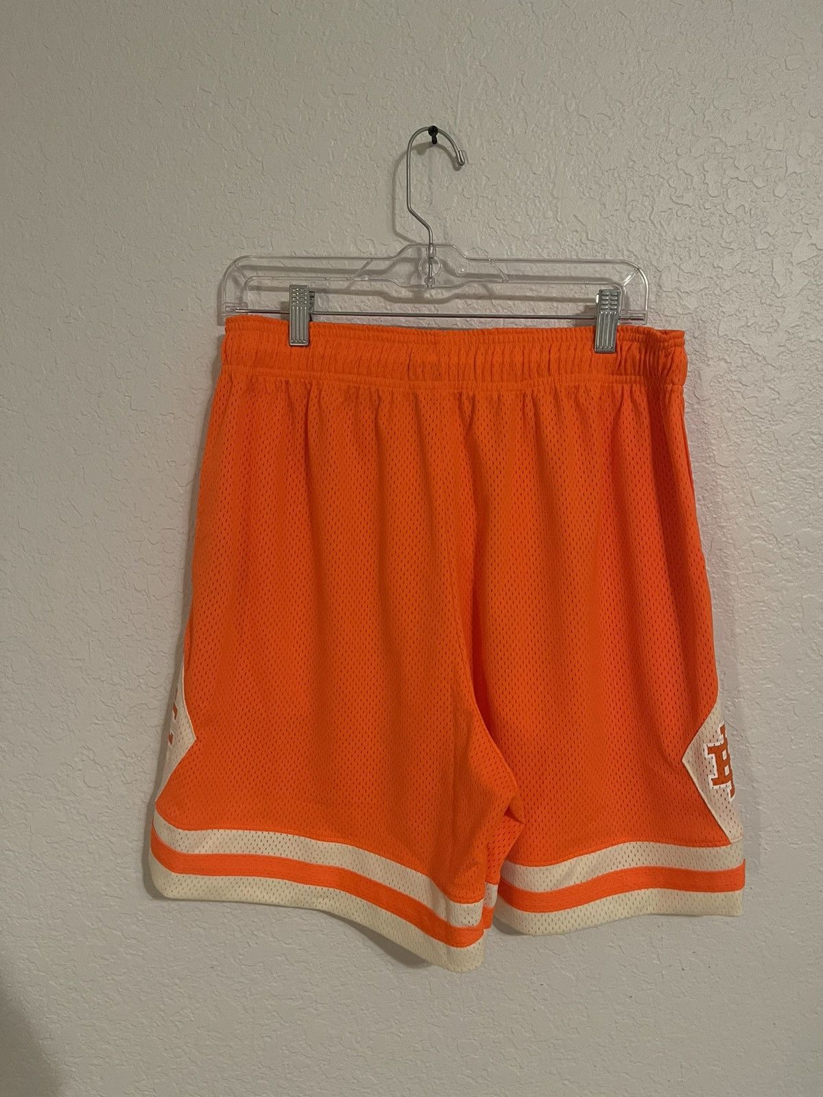 Eric Emanuel Eric Emanuel EE Basic V2 Orange Mesh Shorts XL Size US 32 / EU 48 - 2 Thumbnail