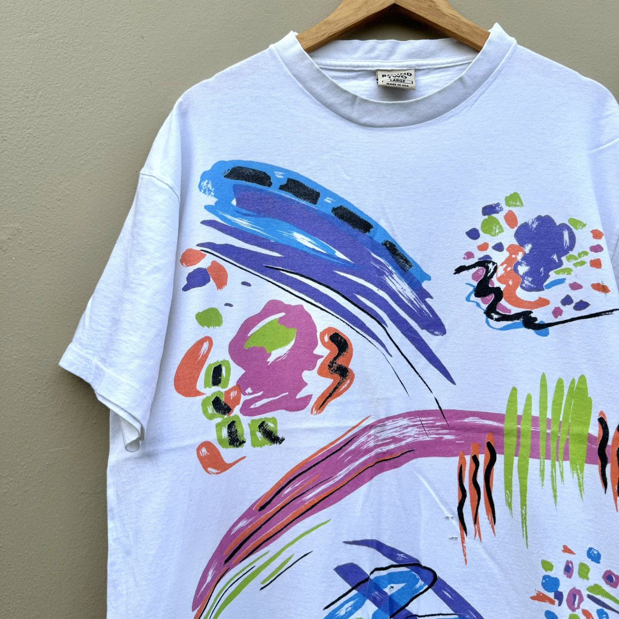 Round Two × Vintage Round two Sean wotherspoon abstract t shirt Size US L / EU 52-54 / 3 - 2 Thumbnail