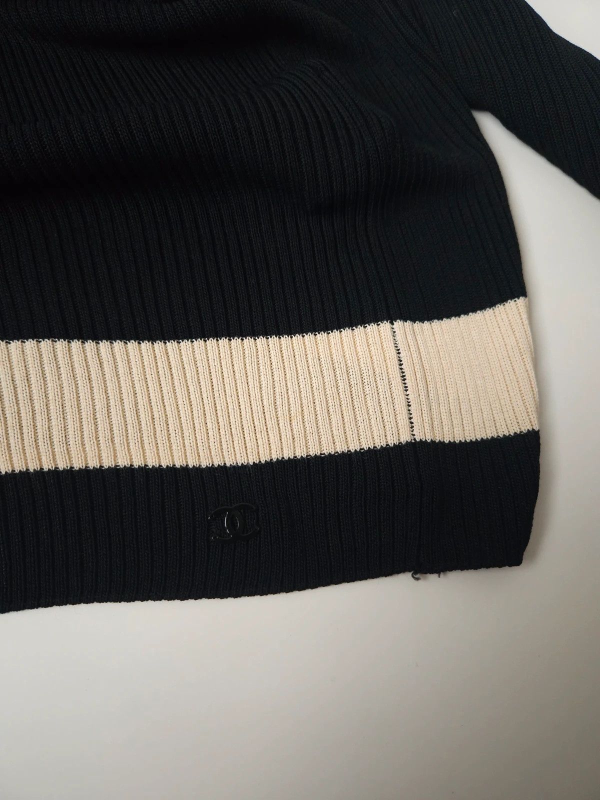 Chanel SS2001 Chanel viscose ribbed see through knit Size S / US 4 / IT 40 - 11 Thumbnail