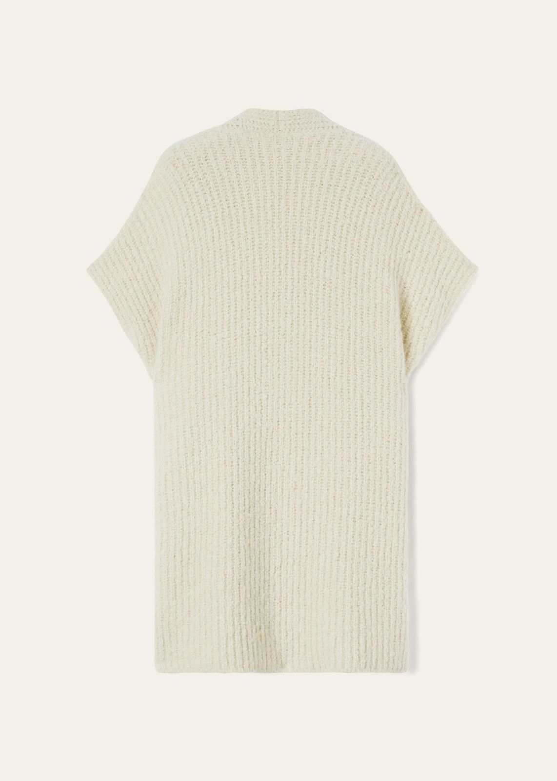 Loro Piana o1srvl11e1125 FAM6335 Cocooning Long Cardigan in White Size XS / US 0-2 / IT 36-38 - 2 Thumbnail