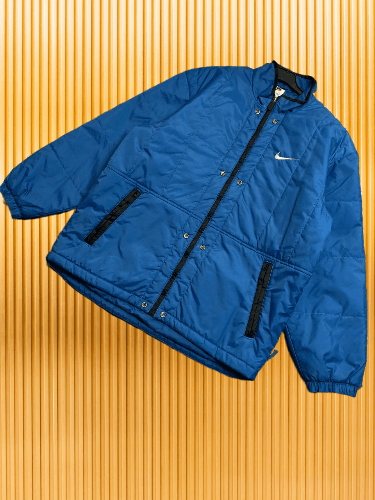 Nike Vintage Nike Puffer Jacket 00’s Mini Swoosh Y2K Rap Style Size US M / EU 48-50 / 2 - 1 Thumbnail