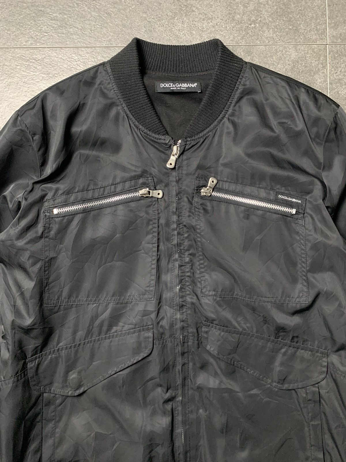 2000s Dolce Gabbana Multipocket Bomber Jacket