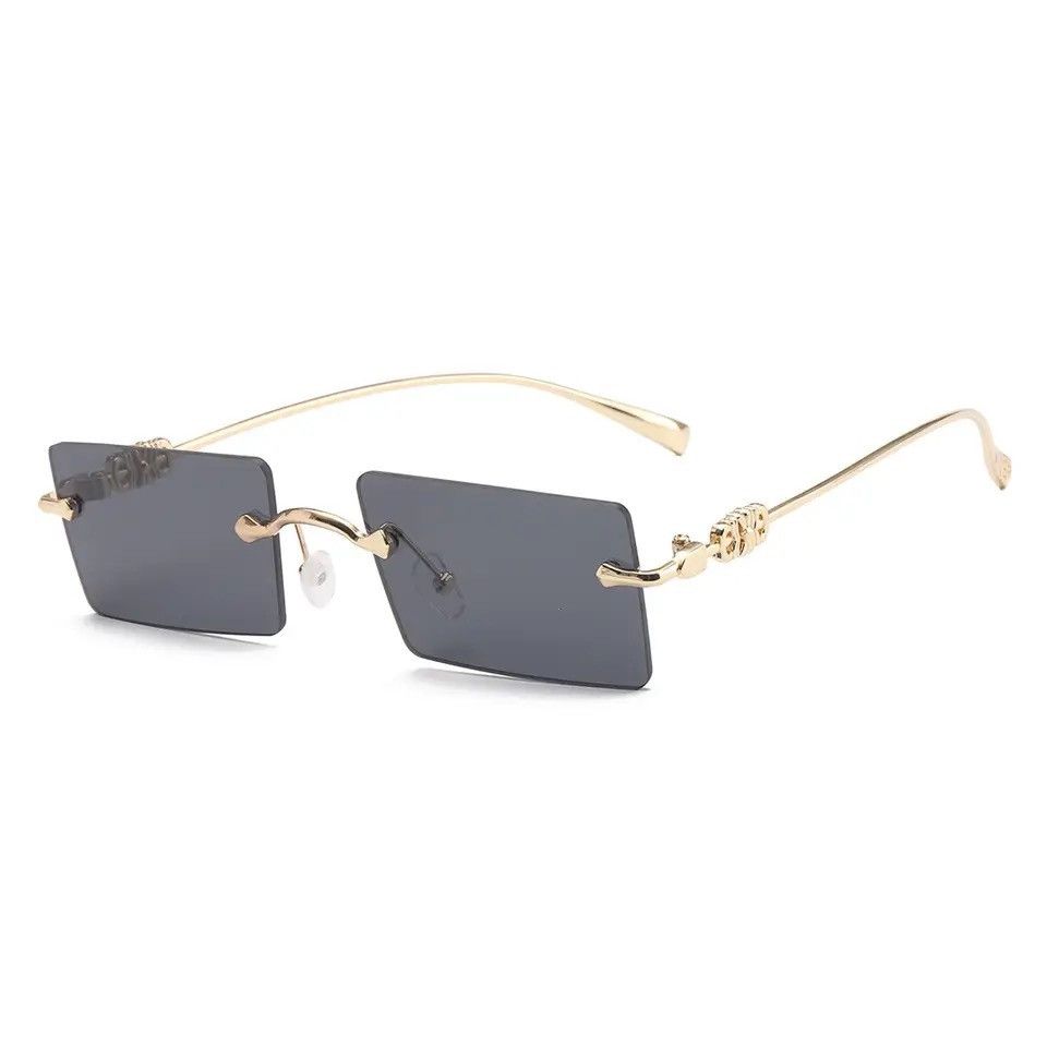 Other Dark Gold Frame Glasses y2k Size ONE SIZE - 1 Thumbnail