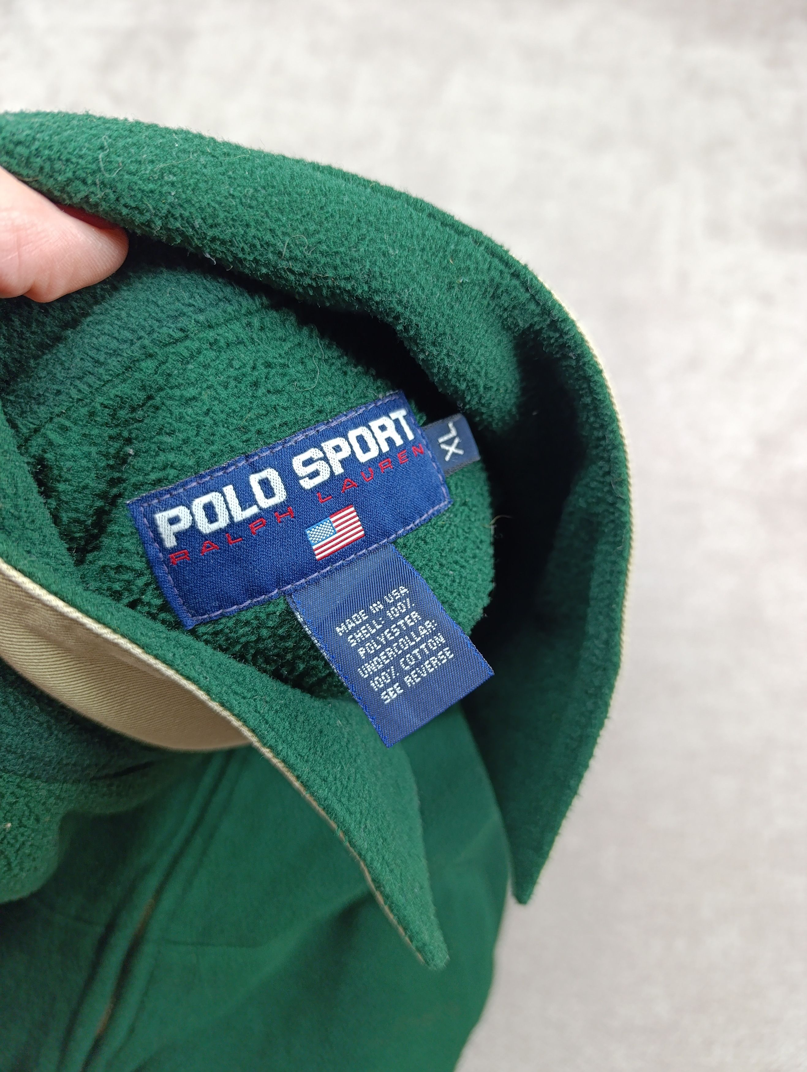 Polo Ralph Lauren Polo Sport Ralph Lauren 1990s Heavyweight Fleece Jacket (Xl) Size US XL / EU 56 / 4 - 3 Thumbnail
