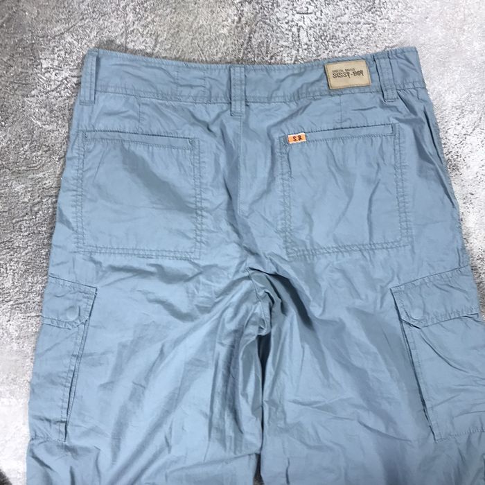 Vintage Grey Parachute Cargo Pants