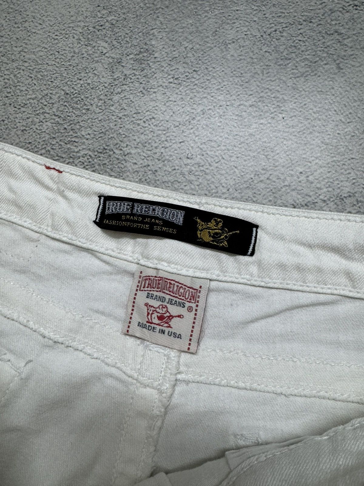 True Religion Vintage Y2k True Religion 🤍 USA Denim Jeans 90’s Size 34" / US 12 / IT 48 - 18 Thumbnail