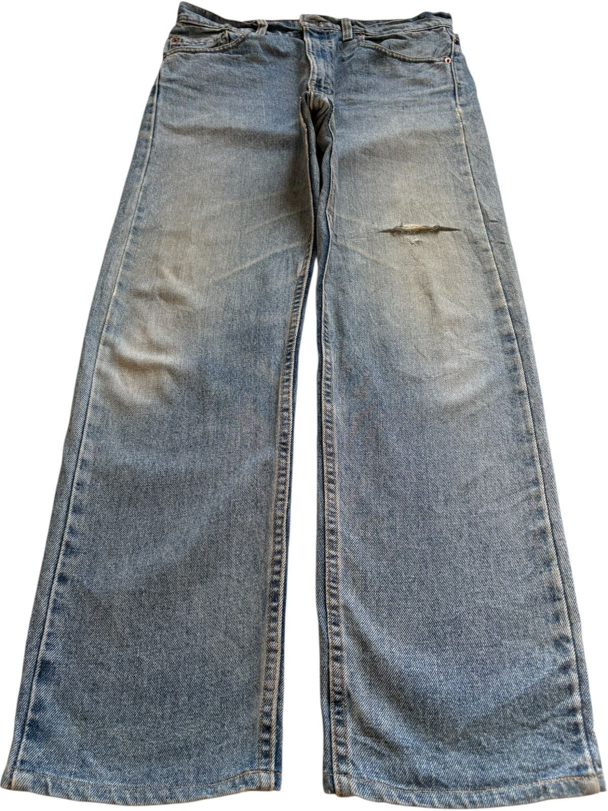 Levi's Vintage 90s Levis 505 Mud Wash Distressed Jeans Size US 33 - 1 Thumbnail
